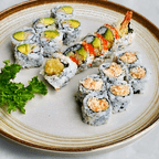Best Three Roll w. miso soup or salad in Maspeth, NY